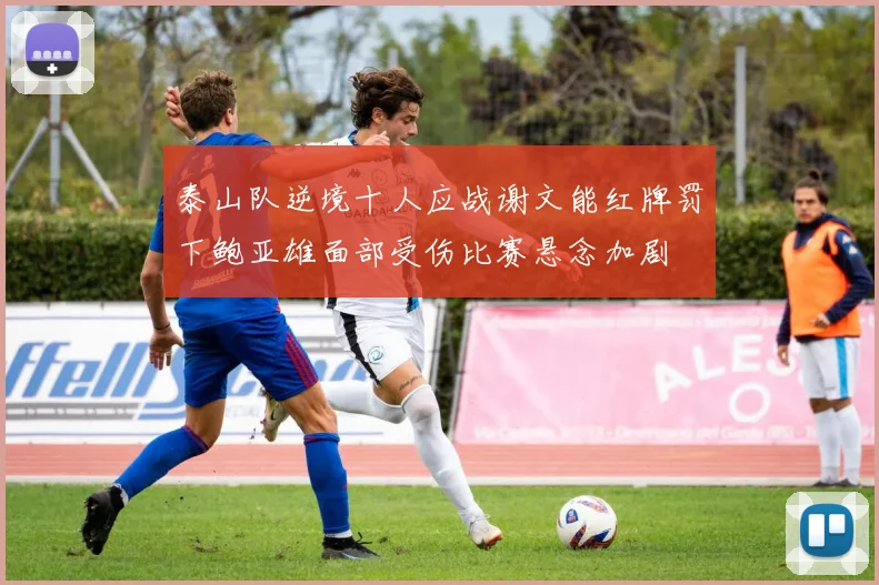 泰山队逆境十人应战谢文能红牌罚下鲍亚雄面部受伤比赛悬念加剧